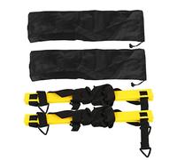 XoYixoYi Lot de 2 échelles d'entraînement d'agilité PP et nylon avec boucle triangulaire pour sac à dos, équipement d'entraînement de vitesse pour le football