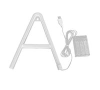 XOYIXOYI Lumière LED en forme de lettre anglaise distinctive, décoration pour noël, mariage, fête d'anniversaire (Rose)