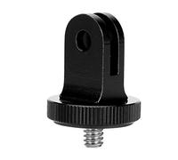 XoYixoYi Mini adaptateur de trépied 1/4 en alliage d'aluminium pour caméra d'action vidéo, Noir , Décontracté