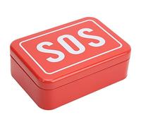 XOYIXOYI Mini SOS Survival Iron Box Kit de stockage portable de survie sur le terrain Mallette de rangement pour outils d'urgence pour camping en plein air