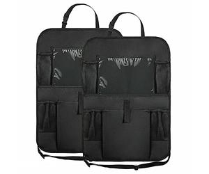 XoYixoYi Organiseur de siège de voiture avec support de tablette tactile multi-poches pour accessoires de voiture