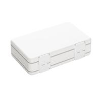 XOYIXOYI Organiseur hebdomadaire portable de grande capacité avec boîte en maille double couche et 24