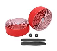 XOYIXOYI Ruban de guidon pour vélos de course, absorption des chocs, couche intérieure en EVA, en PU, adhésif inclus, léger, poignée antidérapante, kit d'installation facile (Rouge)