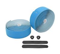 XOYIXOYI Ruban de guidon pour vélos de course, absorption des chocs, couche intérieure en EVA, en PU, adhésif inclus, léger, poignée antidérapante, kit d'installation facile (Bleue)