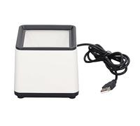 XOYIXOYI Scanner de code-barres pour entreprise, lecteur de bureau avec instruction vocale, opération mains libres, productivité efficace pour supermarchés, centres