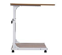 XOYIXOYI Support pour Ordinateur Portable pour lit, Bureau d'ordinateur réglable en Hauteur, Table d'étude Portable avec étagère de Rangement, Conception Ergonomique pour Une (Couleur chêne Antique)