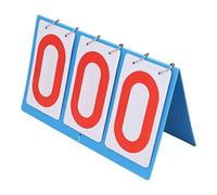 XoYixoYi Tableau de score de volleyball à 3 chiffres Flip Score Keeper, pour les jeux de sport, tableau de score portable avec grands chiffres, matériau plastique durable, facile à nettoyer
