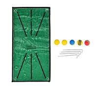 XOYIXOYI Tapis d'entraînement de Golf pour la Pratique du Club, Surface en Velours, Affichage de la trajectoire, Conception Durable et Portable, adapté à Une Utilisation