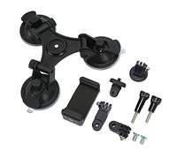 XoYixoYi Trépied ventouse support forte adsorption voiture triple ventouse support pour caméra d'action téléphone portable