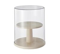 XoYixoYi Vitrine de figurine d'action à 2 niveaux, boîte aveugle rotative étanche à la poussière, boîte de rangement pour chiffres de collection