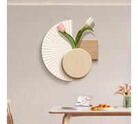 XOYUBIA Applique Murale en grès, Sculpture Murale avec éclairage LED, Tableau décoratif pour Hall d'entrée ou Salon d'hôtel