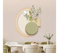 XOYUBIA Applique Murale en grès, Sculpture Murale avec éclairage LED, Tableau décoratif pour Hall d'entrée ou Salon d'hôtel