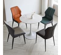 XOYUBIA Ensemble Table et chaises Rondes pour Cuisine, Salle à Manger, Bureau, réception, Club, pour 4 Personnes Idéal pour Une Petite Salle de réunion, Une négociation ou Un café