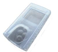 XP Coque Silicone Télécommande - Transparent, Uni, Douce, Modern, Compatible avec Télécommande XP DEUS et ORX, Protège pendant Activités Détection Métaux