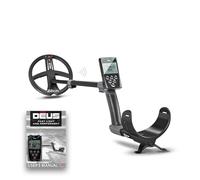 XP Metal Detectors Deus - Entièrement sans Fil, idéal pour la Recherche de reliques - Disque 22x35 (22cm / 35 fréquences), télécommande et Canne S-Telescopic (DEUS-22X35RCF)