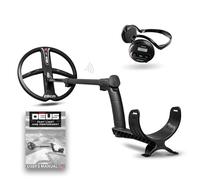 XP Metal Detectors Deus - étanche à la Pluie & 100% sans Fil, pour la Recherche de trésor et Relique - Disque X35 28cm (35 fréquences), Casque WS4 & Canne S-Telescopic (DEUS28X35WS4F)
