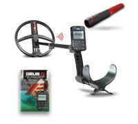 XP Metal Detectors Deus II - Pack FMF 28cm et Pinpointer MI-6 - Étanche, Sans Fil - Télécommande, Cane S-Telescopic (DEUS2-28FMFRCFE + MI-6)