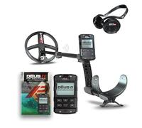 XP Metal Detectors Deus II RC + WSAII - détecteur de métaux étanche et multifréquence avec télécommande, Disque FMF 22cm,Casque sans Fil WSAII et Canne S-Télescopique DEUS2-22FMFRCFE + WSAII