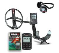 XP Metal Detectors Deus II + WS6ST - détecteur multifréquence pour Recherche de trésor et rélique, télécommande, Disque FMF 34x28cm, Casque sans Fil WS6ST et Canne S-Télescopique (DEUS2-34FMFRCWS6ST)