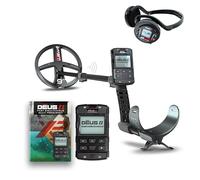 XP Metal Detectors Deus II + WS6ST - détecteur multifréquence pour Recherche de trésor et rélique, télécommande, Disque FMF 22 cm, Casque sans Fil WS6ST et Canne S-Télescopique (DEUS2-22FMFRCWS6ST)