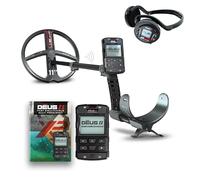 XP Metal Detectors Deus II + WS6ST - détecteur multifréquence pour Recherche de trésor et rélique, télécommande, Disque FMF 28 cm, Casque sans Fil WS6ST et Canne S-Télescopique (DEUS2-28FMFRCWS6ST)