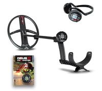 XP Metal Detectors Deus II WS6ST Master - Multifréquence, pour la Recherche de trésors et reliques - avec Disque FMF 34x28 cm, Casque sans Fil WS6ST et Canne S-Télescopique (DEUS2-34FMFWS6ST)