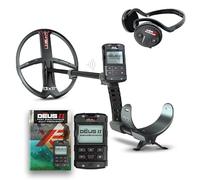 XP Metal Detectors Deus II + WSA St - Détecteur Multifréquence, pour la Recherche de trésors et reliques avec télécommande, Disque FMF 34X28 cm et Casque sans Fil WSA St (DEUS2-34FMFRC + WSAST)