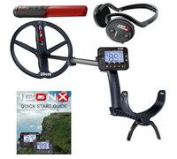 XP Metal Detectors ICONX + Casque Stereo WSAST + Pinpointer MI-6 - Détecteur de Métaux Sans Fil Multifréquence, Étanche, Disque FMF 28cm, Ultra Léger, Compatible DEUS II (ICONX-28FMFRC + WSAST + MI-6)