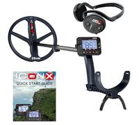 XP Metal Detectors ICONX - Détecteur de Métaux sans Fil Multifréquence, Casque WSAST, Ultra Léger, Étanche 5m, Disque FMF 28 cm, Compatible Univers Deus II (ICONX-28FMFRCWSAST)