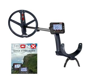 XP Metal Detectors ICONX - Détecteur de Métaux sans Fil Multifréquence, Ultra Léger, Étanche 5m, Disque FMF 28 cm, Compatible Univers Deus II (ICONX-28FMF)