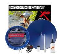 XP Metal Detectors Kit Gold Batea : batée, Tamis XP, kit d'accessoires | Batée plastique unique avec défragmenteur inox, tamis classificateur #10 de 38cm, idéale pour l'orpaillage (GP-BATEA-KIT)