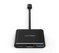 xp pen ACW01 USB C Hub Adaptateur USB C vers USB 3.3 HDMI 4K PD Idéal pour Connection Tablette Graphique/Moniteur/TV/Smartphone