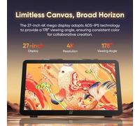 Tablette Graphique XPPen Artist Pro 27(Gen 2) - Écran Tactile 27 Pouces 4K UHD 120 Hz- 2 Stylets X3 Pro avec 16K Niveaux de Pression