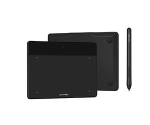 XP-Pen Deco Fun XS Tablette Graphique à Dessin Taille 4x3 Pouces Idéal pour Signature Electronique et Education à Distance - Noir Classique