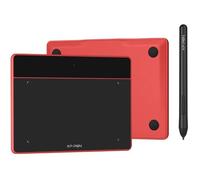 XP-PEN Deco Fun XS Tablette Graphique à Dessin Taille 4x3 Pouces Tablette à Stylet pour Ecriture Signature Electronique Télétravail et Apprendissage à Distance (Rouge Carmin)