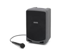 Samson XP106 haut-parleur 2-voies 100 W Noir Avec fil 3,5mm/Bluetooth - Hauts-parleurs (2-voies, 1.0 canaux, Avec fil, 3,5mm/Bluetooth, 100 W, Noir)