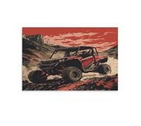 XPASHIQWC Mountain Off-road Vehicle Murale DecoRation Murale Peintures Sur Toile Impression Sur Toile Pour Chambre Et Couloir Premium 20x30inch(50x75cm)