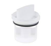 XPBTBSUS 1 Pièce De Bouchon De Sortie De Vidange De Pompe De Drainage, Filtre De Pompe De Vidange for Accessoires De Machine À Laver À Tambour.(White)