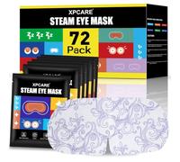 XPCARE Lot de 72 masques à vapeur jetables pour les yeux secs - Soin de la cornée - Non parfumé