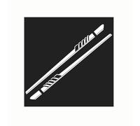 Xpccbhd Autocollant De Bande De Capot De Voiture, pour Peugeot 307 307CC 307SW 2001-2008 tocollant Voiture Tuning Auto-Adhésifs Voiture Décoration Accessoires,G