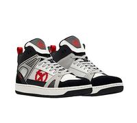 Xpd Moto-1 Chaussures de Moto Sneakers, Cuir, Respirantes, taille 44, color Blanc