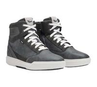 XPD Moto Way H2Out Chaussures de moto imperméables, gris/blanc, 42