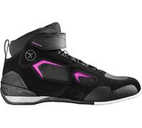 XPD X-Radical Chaussures de moto pour femmes, noir-rose, taille 39