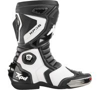 XPD XP3-S Bottes de moto, noir-blanc, taille 40 pour homme