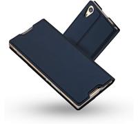 Xperia Xa1 Case, Ultra Slim Premium Pu Leather Flip Wallet Case [Shockproof Tpu] Protective Bumper Folio Flip Case With [Magnetic Clasp] For Xperia Xa1