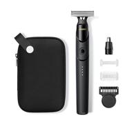 Xpert T Magnétique Tondeuse Barbe & Rasoir Electriques Tout-En-Un, Peigne Réglable 12-En-1, Tondeuse à Nez, Epilateur & Tondeuse Corps Homme Femmede, Charge Rapide de Type C (Xpert T-Pack)