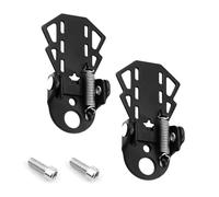 XPEX 1 Paire cale pied velo,Repose Pied Vélo, pedale velo Pédale Arrière Robuste pour Convient aux VTT, vélos, etc Bicyclette Universel