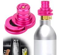 XPEX 1 Pièce Adaptateur Rapide CO2 pour SodaStream Duo, Recharge Gazéifiée TR21-4, Compatible avec Machines à Soda (Pourpre) - Connexion Facile & Filetage Trapézoïdal（A）