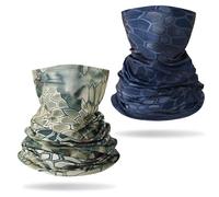 XPEX 2 Pièces Cache Cou Elastique Pour Homme Et Femme,Tour De Cou Coupe-Vent Et Respirant Snood à Séchage Rapide Pour Moto,Cyclisme,Ski,Randonnée,Course à Pied