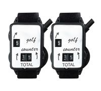 XPEX 2 Pièces Compteur de Montre Clicker Compteur de Lignes Mini Compteur de Mains, pour Inventaire, Sports, Marketing, Golf